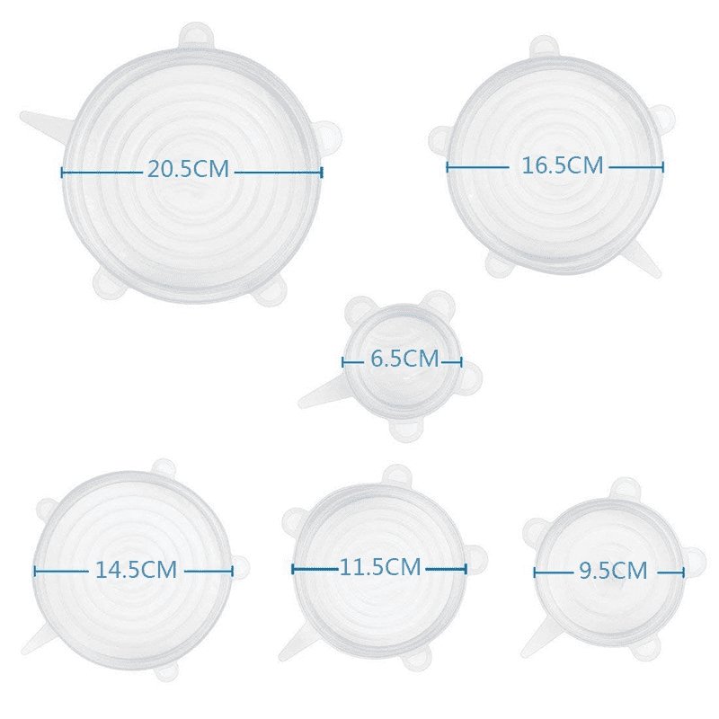 Reuseable Silicon Airtight Stretch Lids