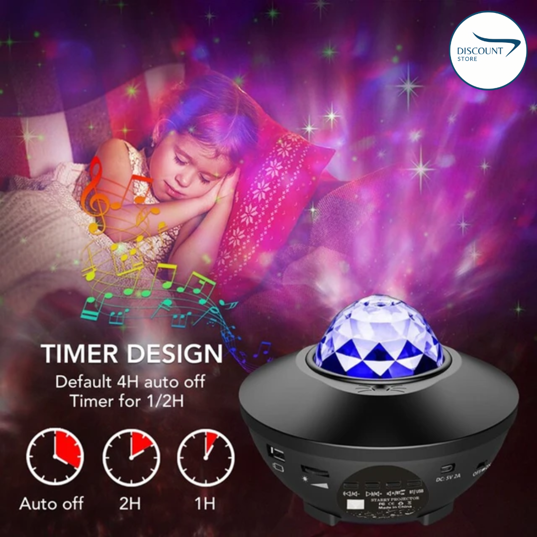 Galaxy Projector Starry Sky Night Lamp - (IMPORTED)