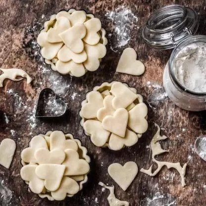 Cookie Cutters Shapes Baking Set12PCS Flower, Round, Heart, Star Shape.