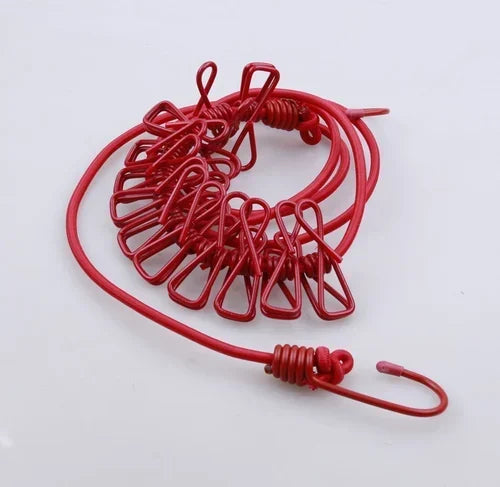 Portable Elastic Clothesline