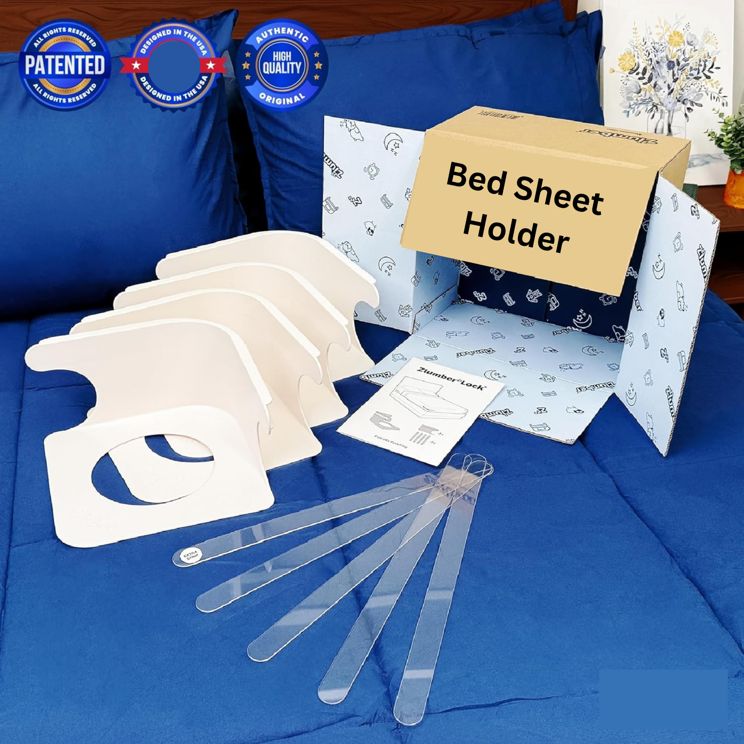 Bed Sheet Holder | Bed Sheet Lock (4pcs set)