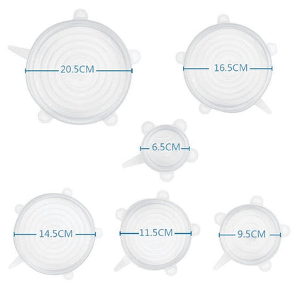 Reuseable Silicon Airtight Stretch Lids