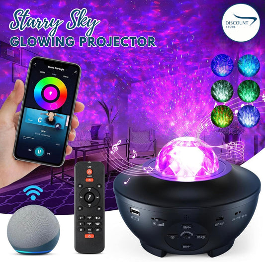 Galaxy Projector Starry Sky Night Lamp - (IMPORTED)