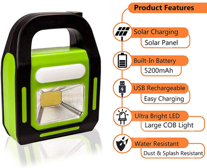 5 in 1 Outdoor Solar Camping Light