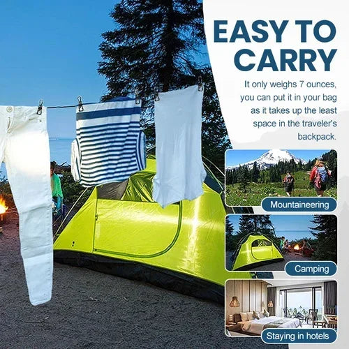 Portable Elastic Clothesline
