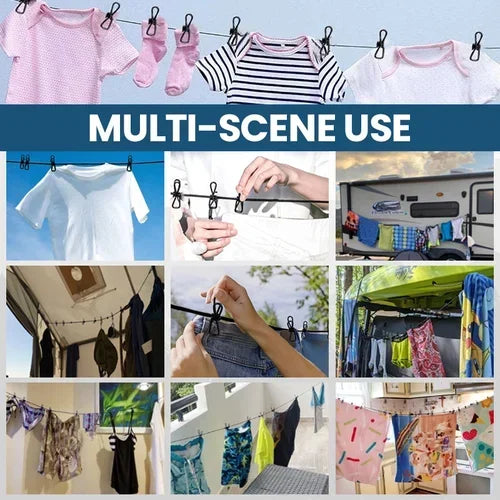 Portable Elastic Clothesline