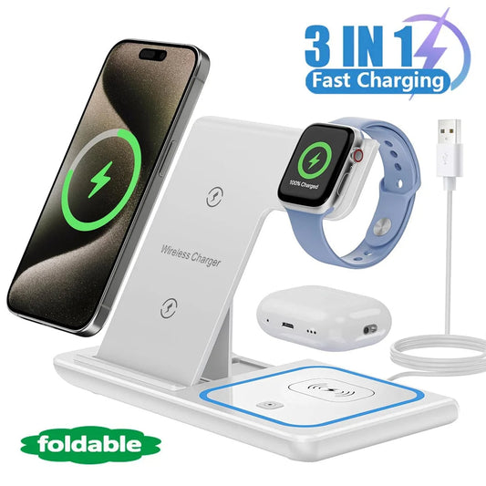 3-IN-1 Foldable Wireless Charger