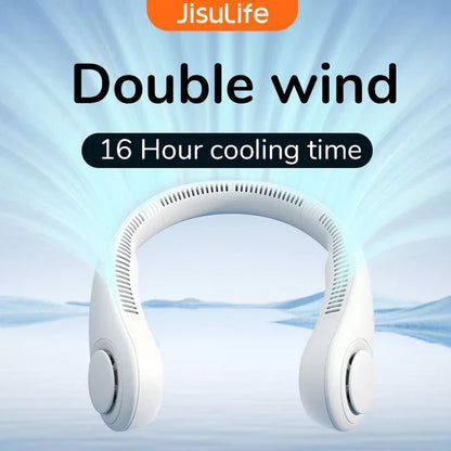 USB Rechargeable Portable Bladeless Neck Fan.